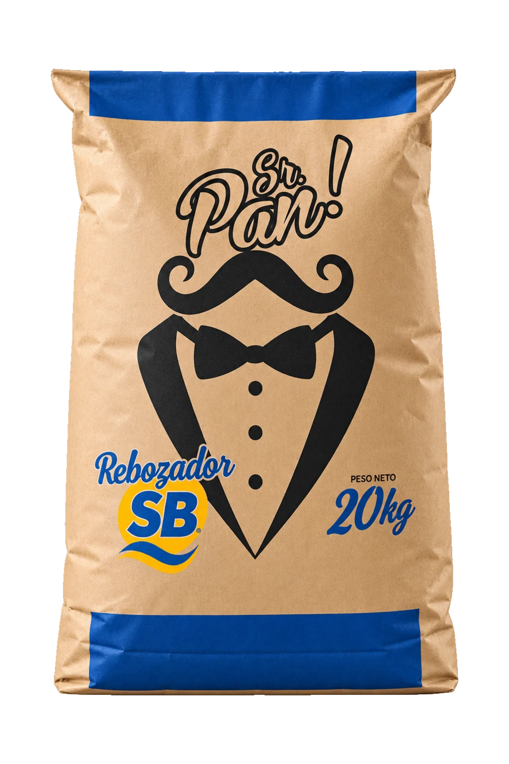 Bolsa de rebozador Sr. Pan de 20 kg